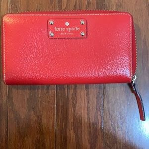 Kate Spade red wallet